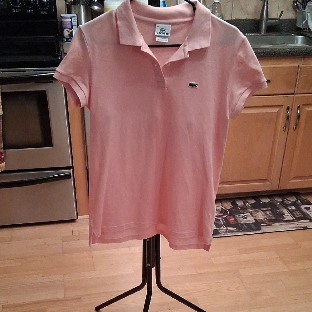 Lacoste Light Pink Short Sleeve Polo